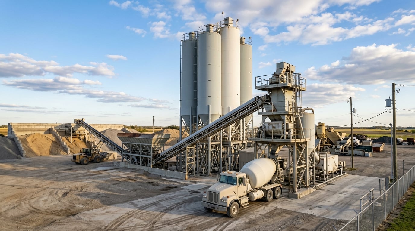 Concrete batching plant